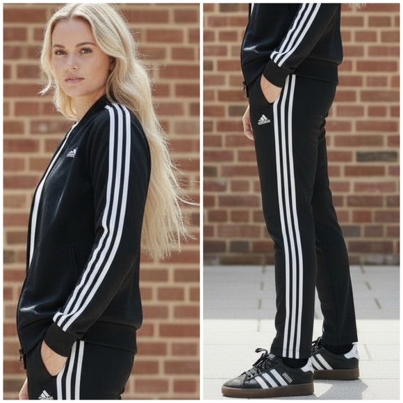 adidas Pants - 2 PC XL ADIDAS matching two piece tracksuit jacket and pants bundle Womens set